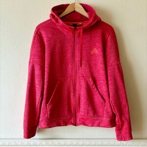 Adidas Climawarm Red Full‎ Zip hoodie